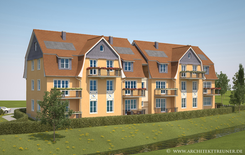 Ottendorf-Okrilla Neubau von Mehrgenerationenhäusern