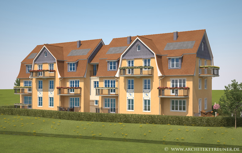Ottendorf-Okrilla Neubau von Mehrgenerationenhäusern